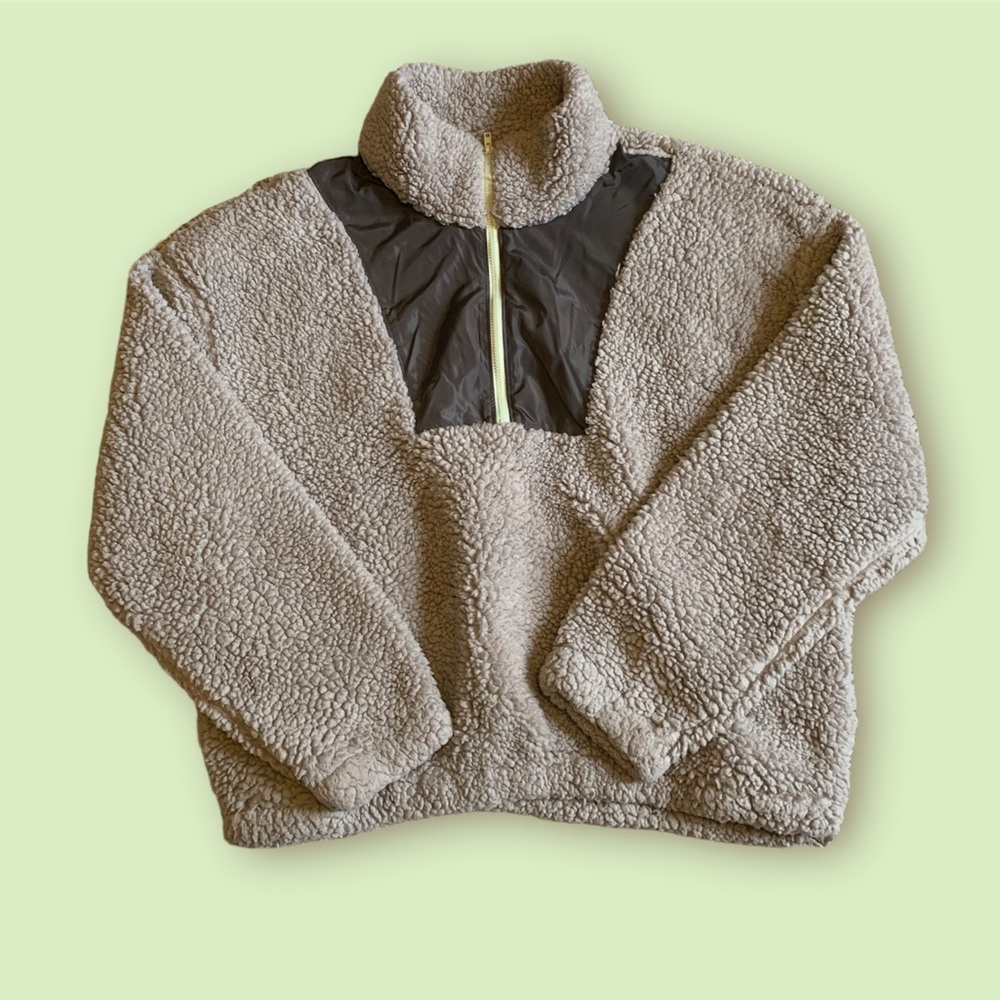 [wild fable] Sherpa Quarter Zip